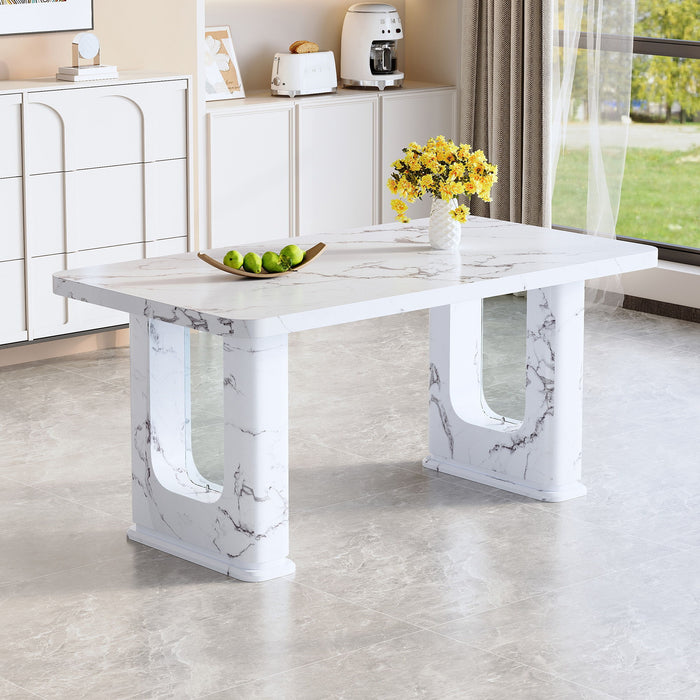 Stylish Versatile Textured Dining Table