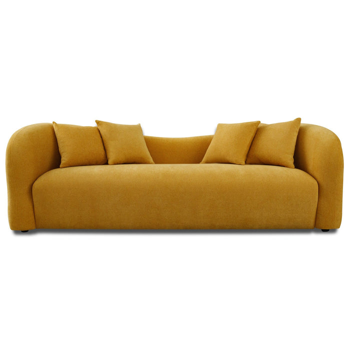 Mason - Mid Century Modern Luxury Tight Back Curvy Couch