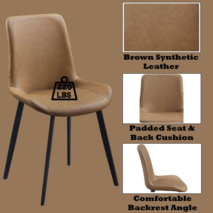 Abiram - Side Chair (Set of 2) - Brown