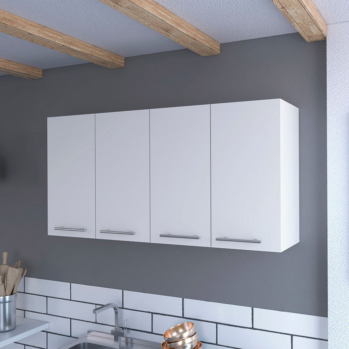 Kitchen Cabinet Durham Four Doors - White