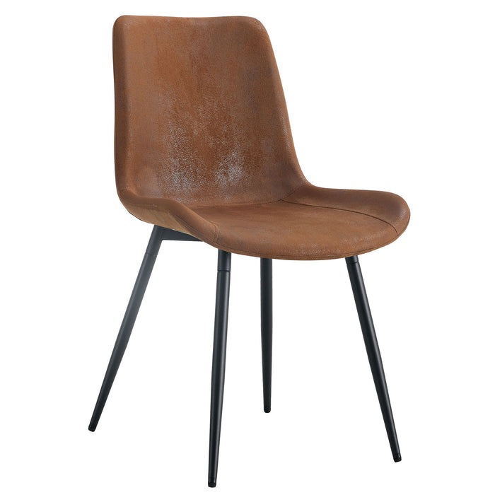 Modern Medieval Style Restaurant Cushioned Chairs With Suede Backrests