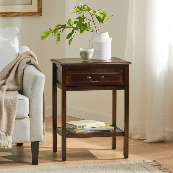 Hopkins - Nightstand With Smooth - Brown
