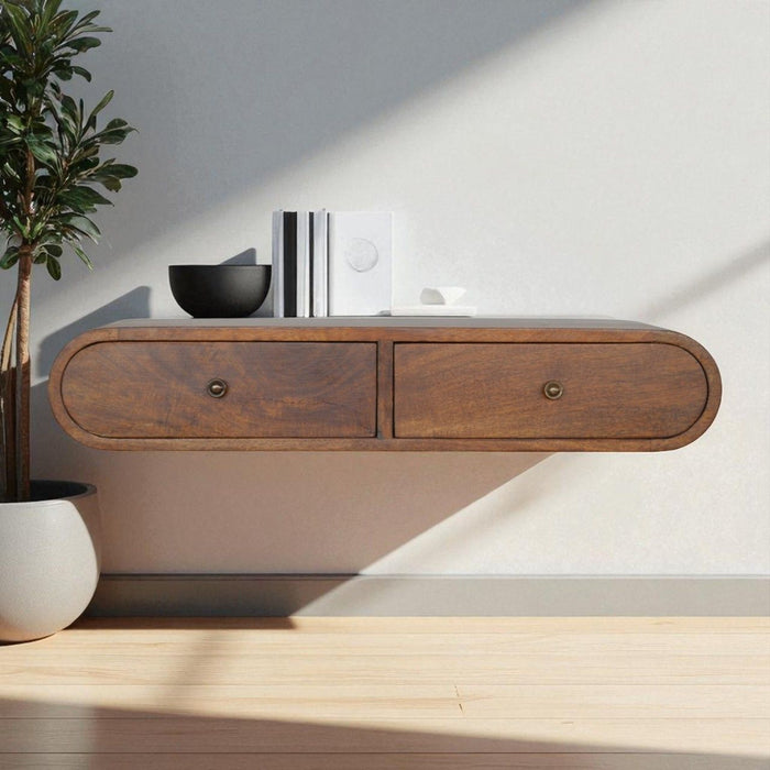 London - Floating Console - Chestnut