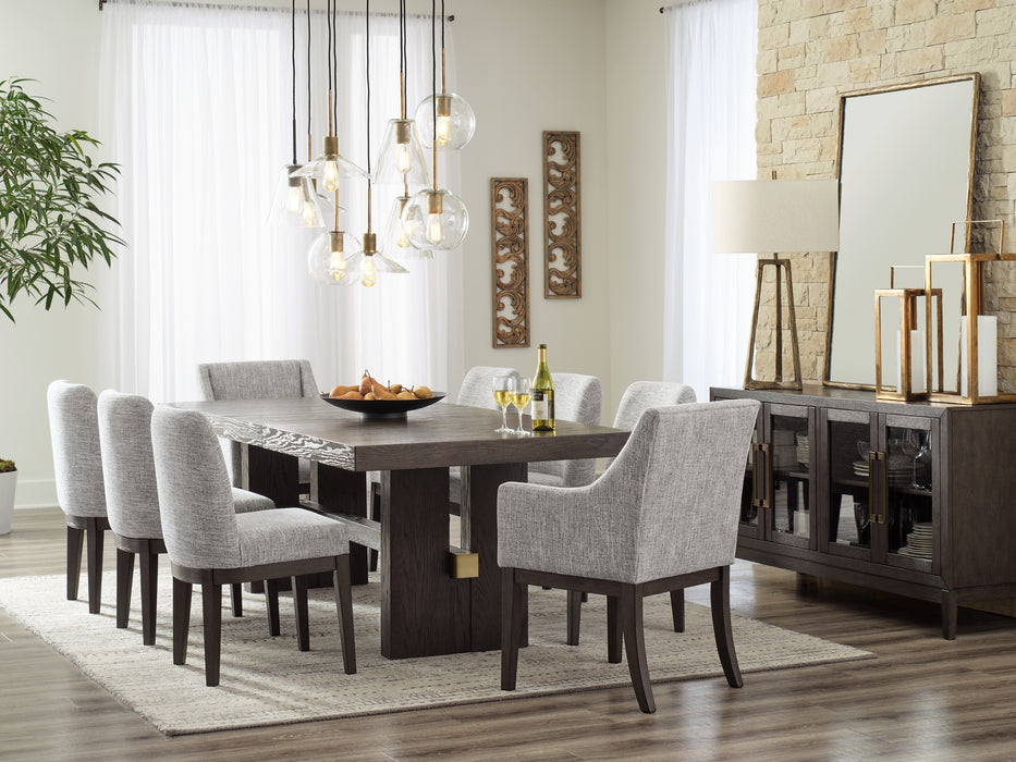 Burkhaus Dining UPH Arm Chair (2/CN)