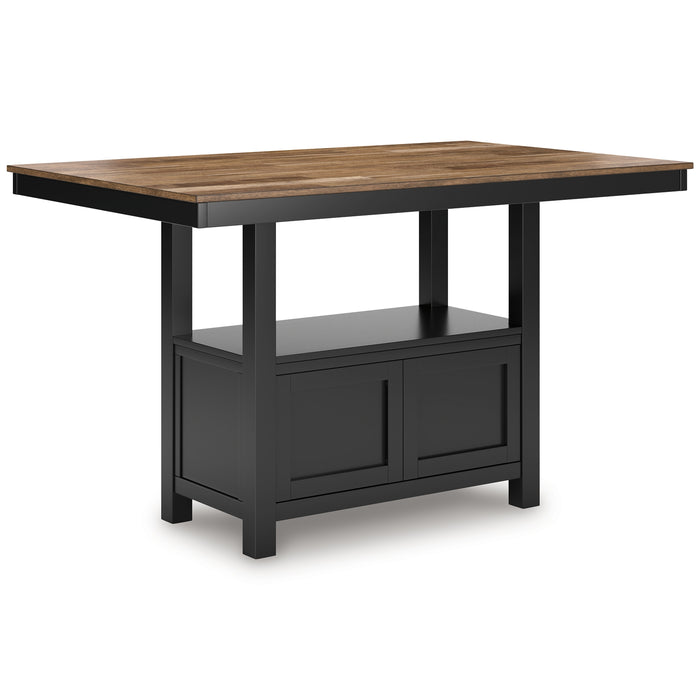 Wildenauer Counter Height Dining Table and 4 Barstools