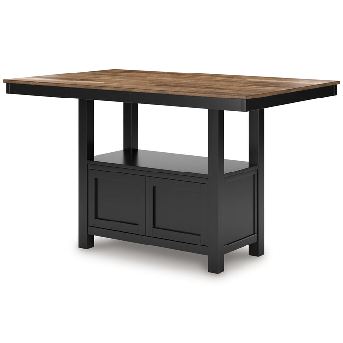Wildenauer Counter Height Dining Table and 4 Barstools