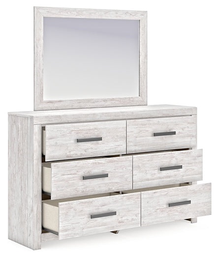 Cayboni Twin Panel Bed, Dresser, Mirror, Chest and Nightstand