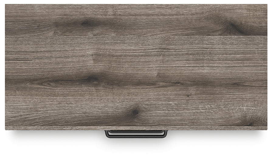 Graystorm Twin Panel Bed with Storage with Mirrored Dresser, Chest and Nightstand