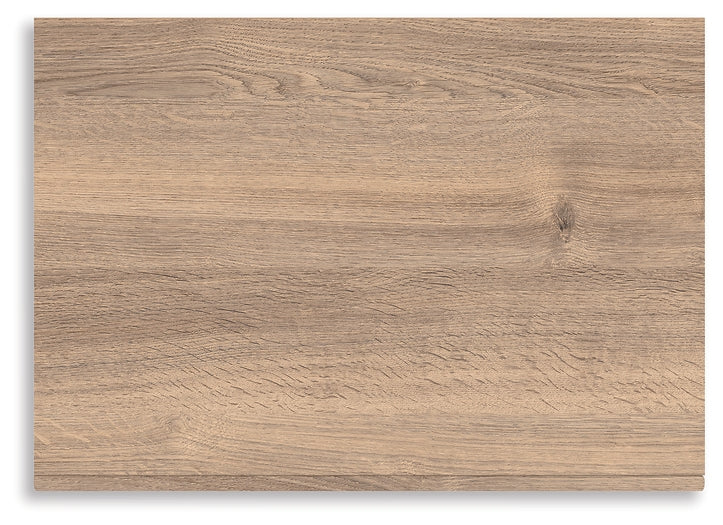 Kinlanni Queen Upholstered Panel Bed, Dresser, Mirror and Nightstand