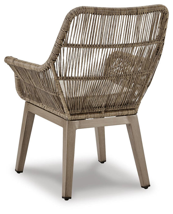 Beach Front Arm Chair With Cushion (2/CN)