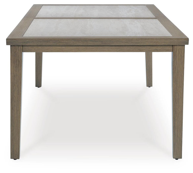 Rainier Ranch RECT Dining Table w/UMB OPT