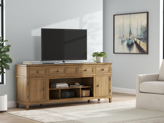 Sharlance XL TV Stand w/Fireplace Option