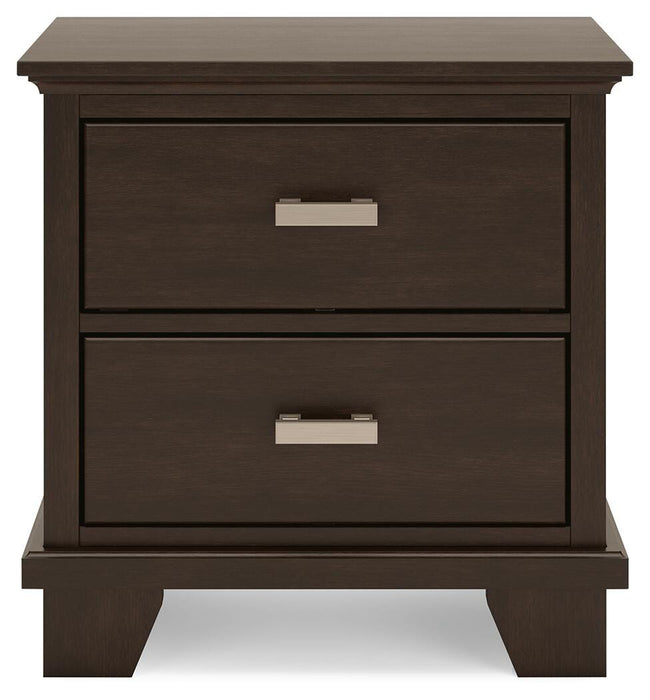 Covetown King Panel Bed, Dresser, Mirror, Chest and Nightstand