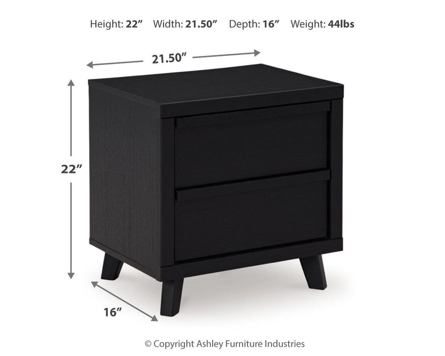 Danziar Queen Panel Bed, Dresser, Mirror and Nightstand