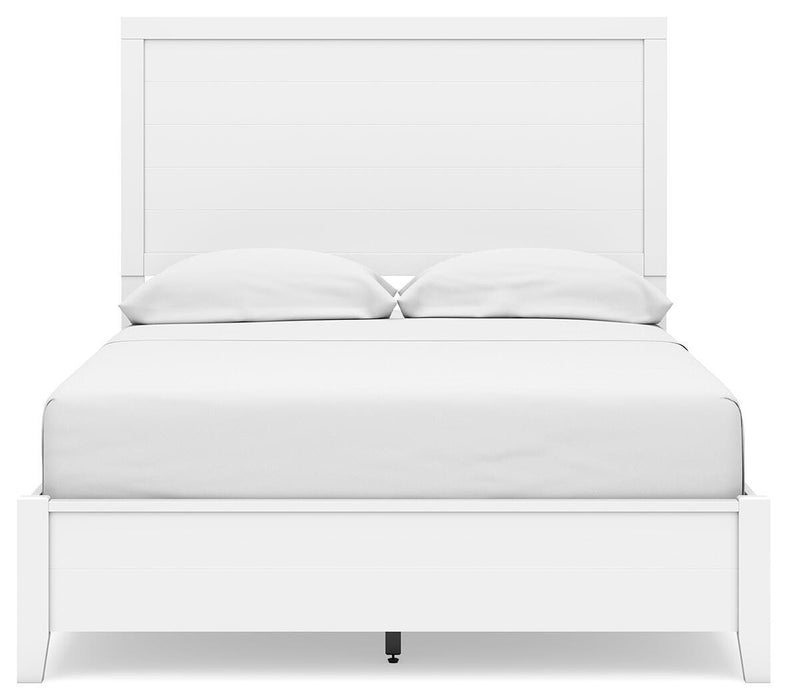 Binterglen Full Panel Bed with Mirrored Dresser and Nightstand