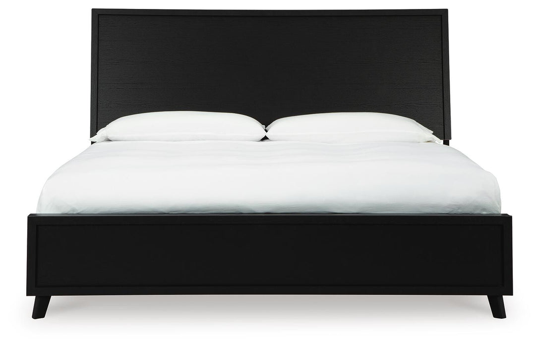 Danziar King Panel Bed, Dresser, Mirror and Nightstand