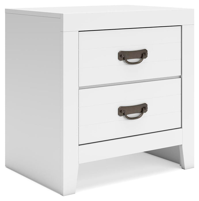 Binterglen King Panel Bed, Dresser, Mirror, Chest and Nightstand