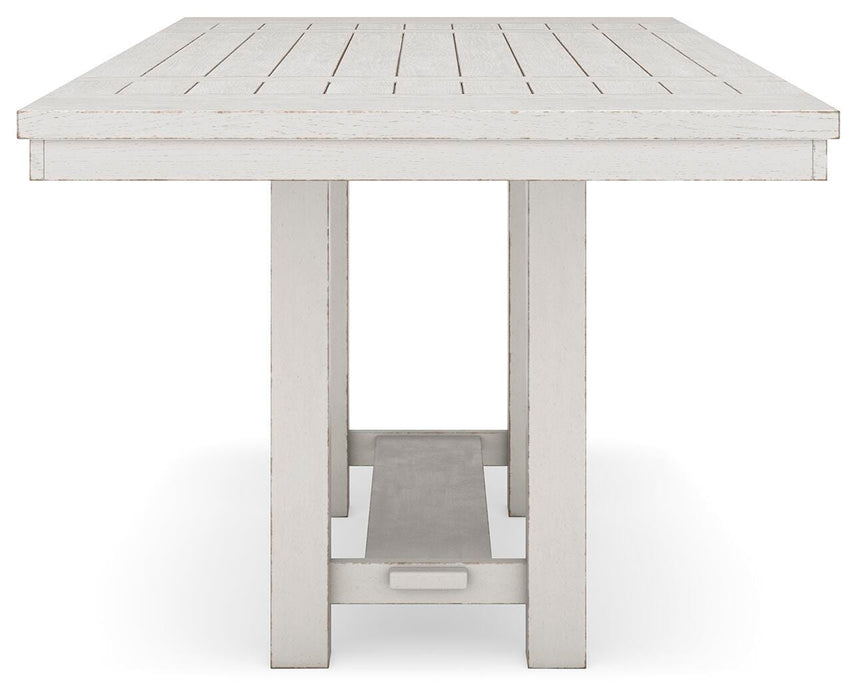 Robbinsdale Counter Height Dining Table and 10 Barstools
