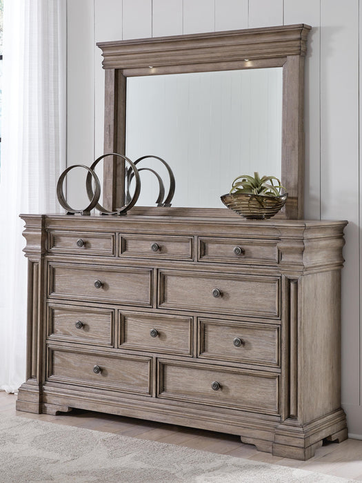 Blairhurst Queen Panel Bed, Dresser, Mirror, Chest and Nightstand