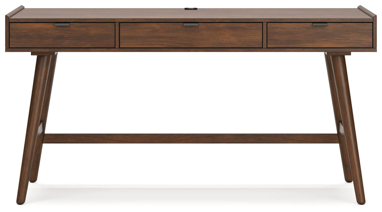 Lyncott Home Office Desk with Chair and Storage