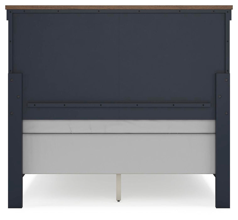 Landocken Full Panel Headboard, Dresser and Mirror