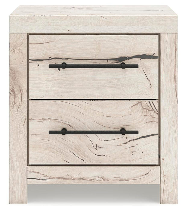 Lawroy Queen Panel Bed with Storage, Dresser, Mirror, Chest and Nightstand