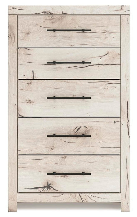 Lawroy Full Panel Bed, Dresser, Mirror, Chest and Nightstand