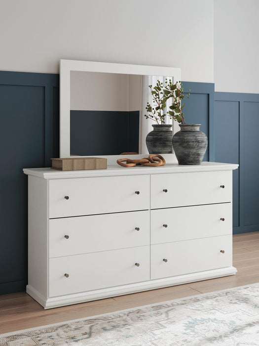 Bostwick Shoals Full Panel Bed, Dresser, Mirror and Nightstand