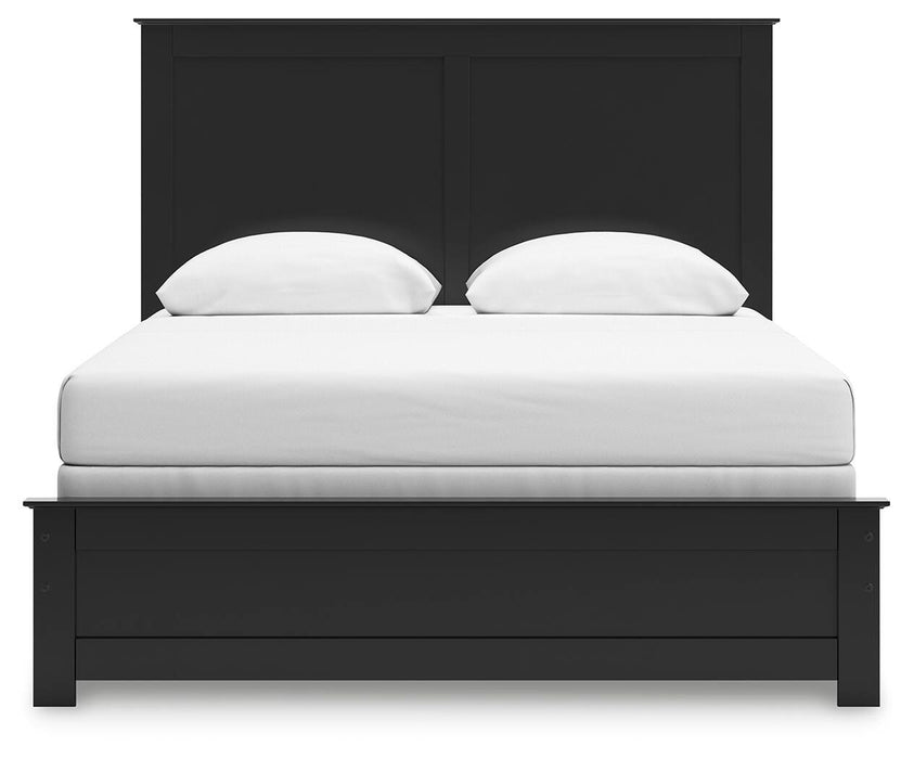 Maribel Queen Panel Bed, Dresser and Mirror