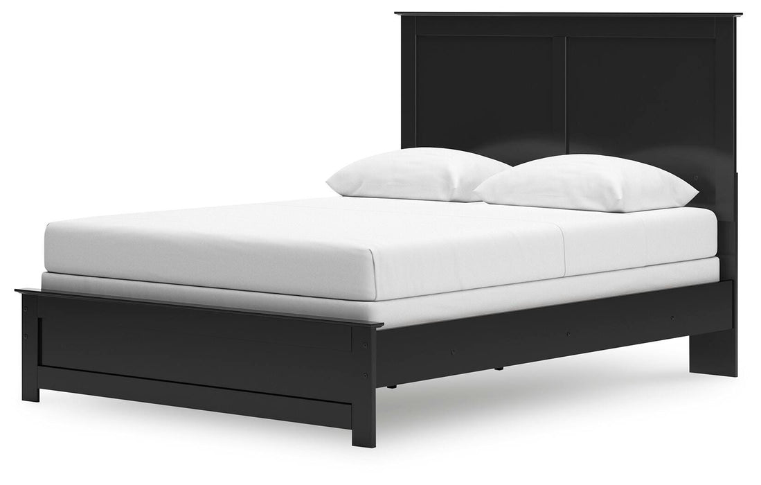 Maribel Queen Panel Bed, Dresser, Mirror, Chest and Nightstand