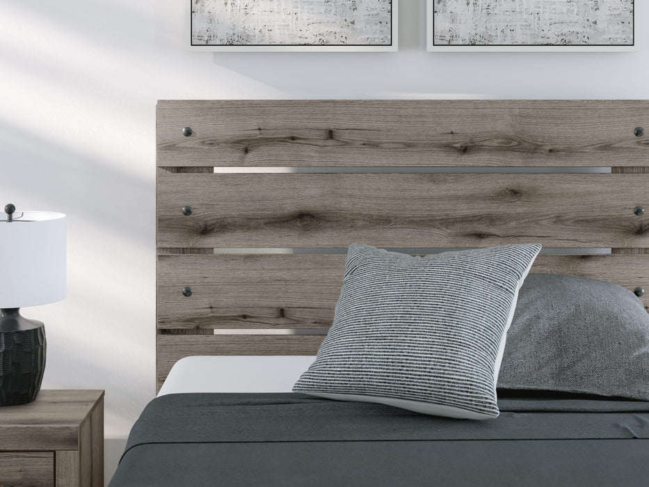 Graystorm Full Panel Bed, Dresser, Mirror, Chest and Nightstand