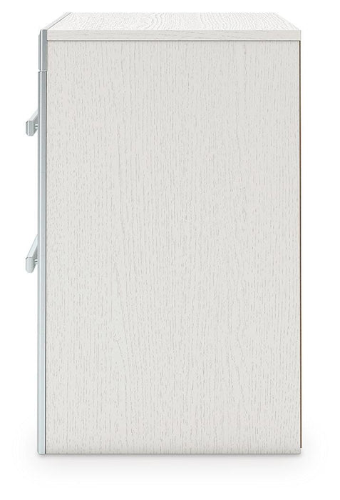 Zuraleus Queen Upholstered Panel Bed, Dresser, Mirror and Nightstand