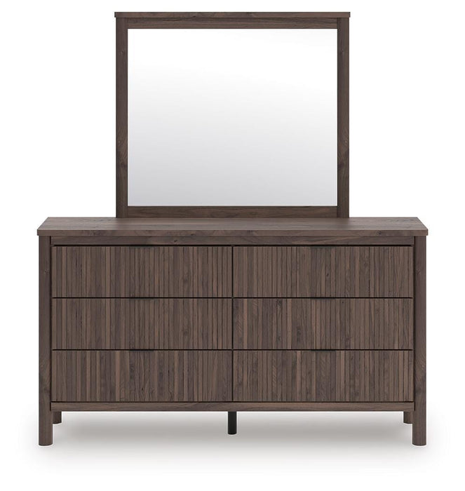 Pamytta Twin Panel Platform Bed, Dresser, Mirror, Chest and Nightstand