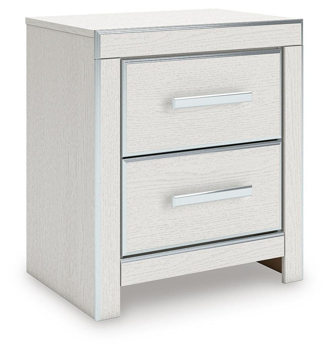 Zuraleus Queen Upholstered Panel Platform Bed, Dresser, Mirror, Chest and Nightstand