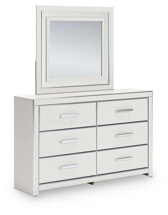 Zuraleus Queen Upholstered Bed, Dresser, Mirror, Chest and Nightstand