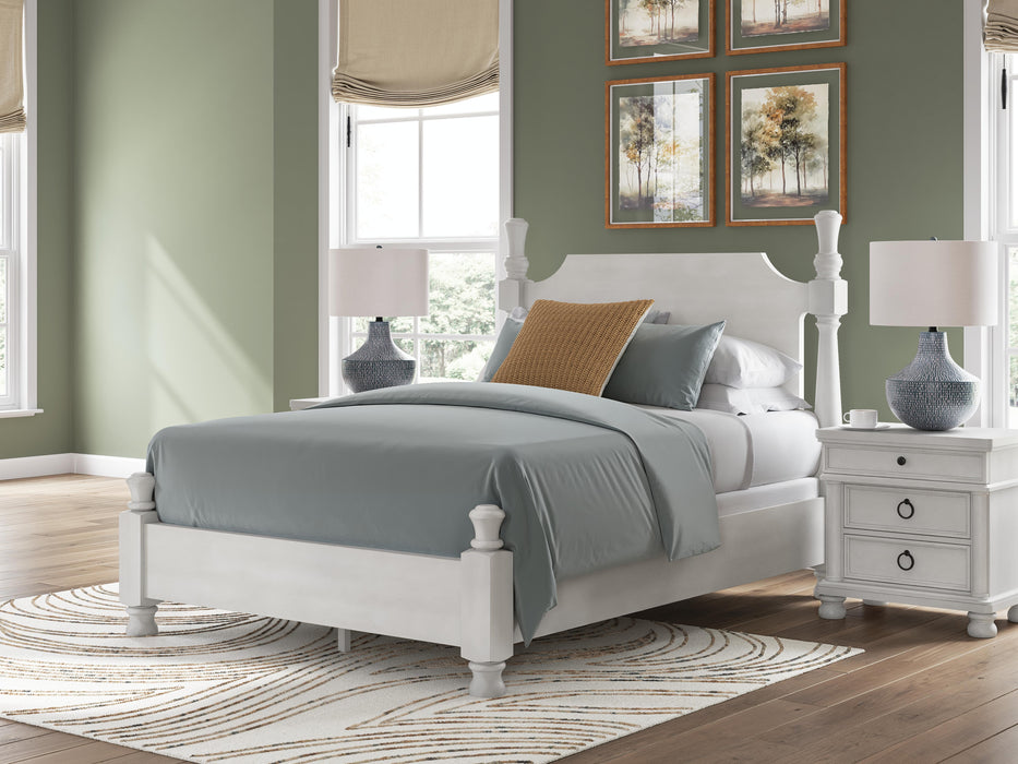 Rowlenstown Queen Poster Bed, Dresser and Mirror
