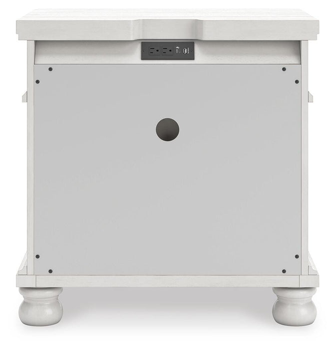 Rowlenstown King Poster Bed, Dresser, Mirror and Nightstand