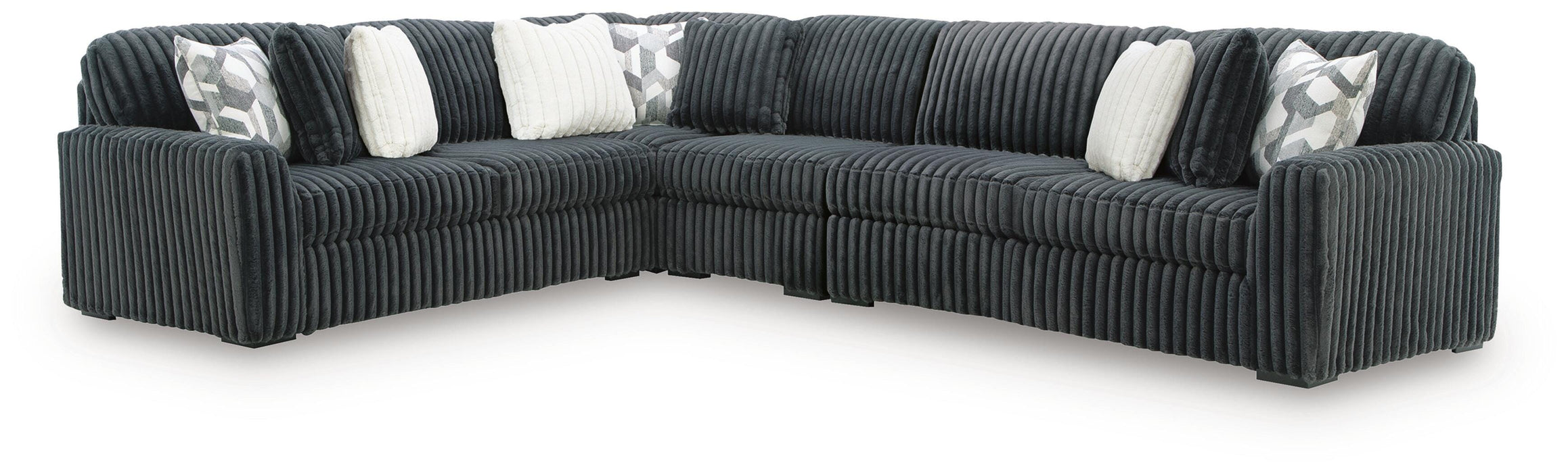 Midnight-Madness 4-Piece Sectional