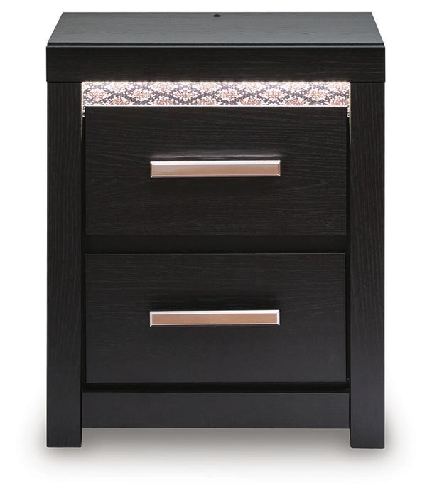 Shoralli Two Drawer Night Stand