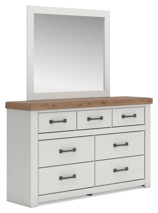 Savonport King Panel Bed. Dresser, Mirror and Nightstand