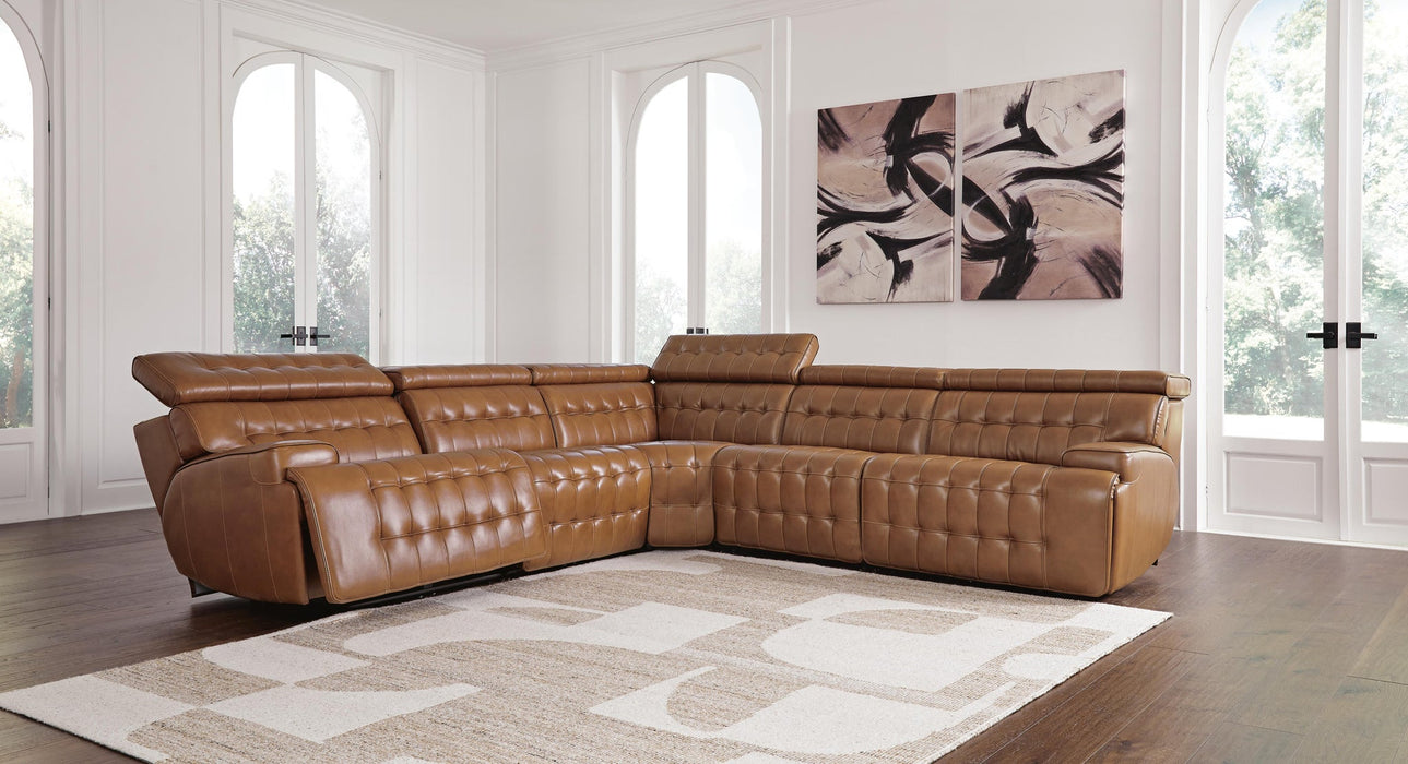Temmpton 5-Piece Power Reclining Sectional