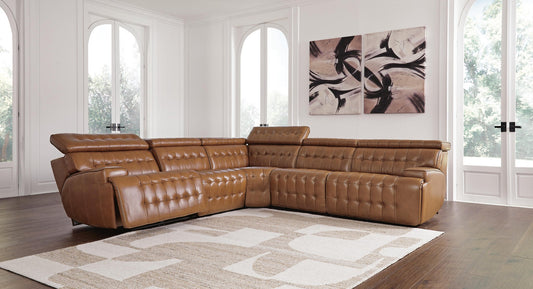 Temmpton 5-Piece Power Reclining Sectional