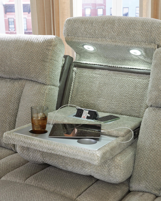 Branthorpe PWR REC Sofa with ADJ Headrest