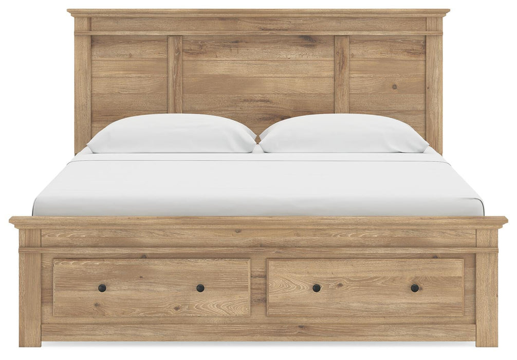 Makidern King Panel Storage Bed