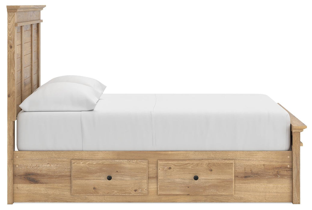 Makidern Full Panel Storage Bed