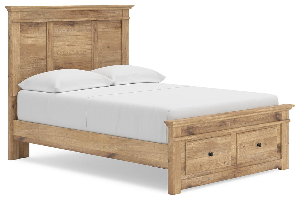 Makidern Full Panel Storage Bed