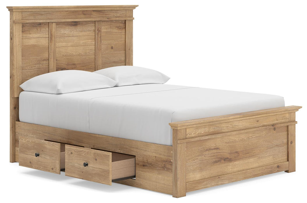Makidern Full Panel Storage Bed