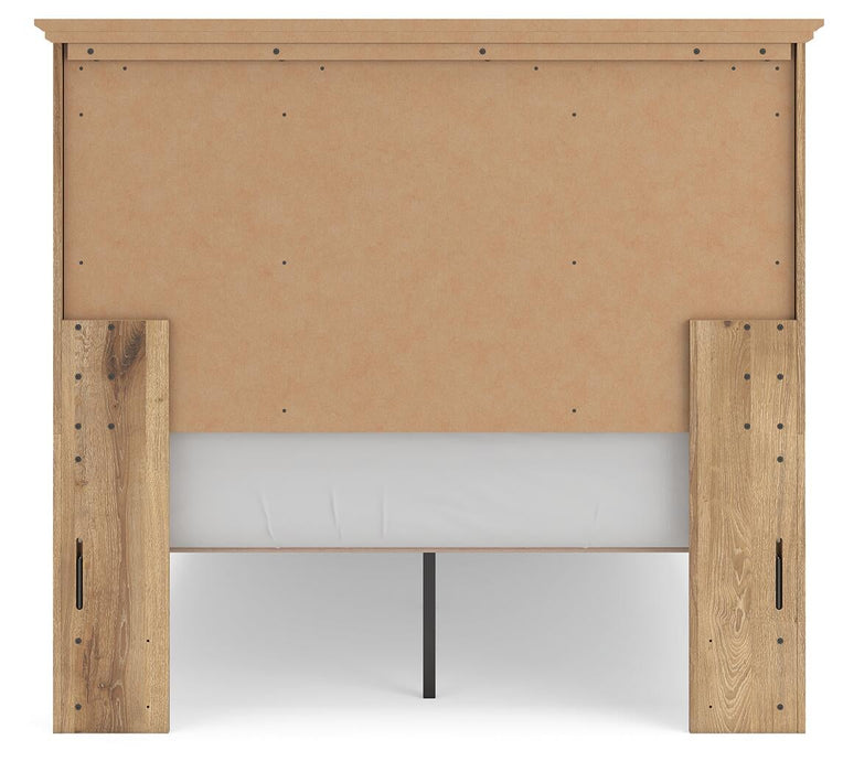 Makidern Full Panel Storage Bed