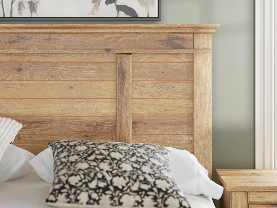 Makidern Full Panel Storage Bed