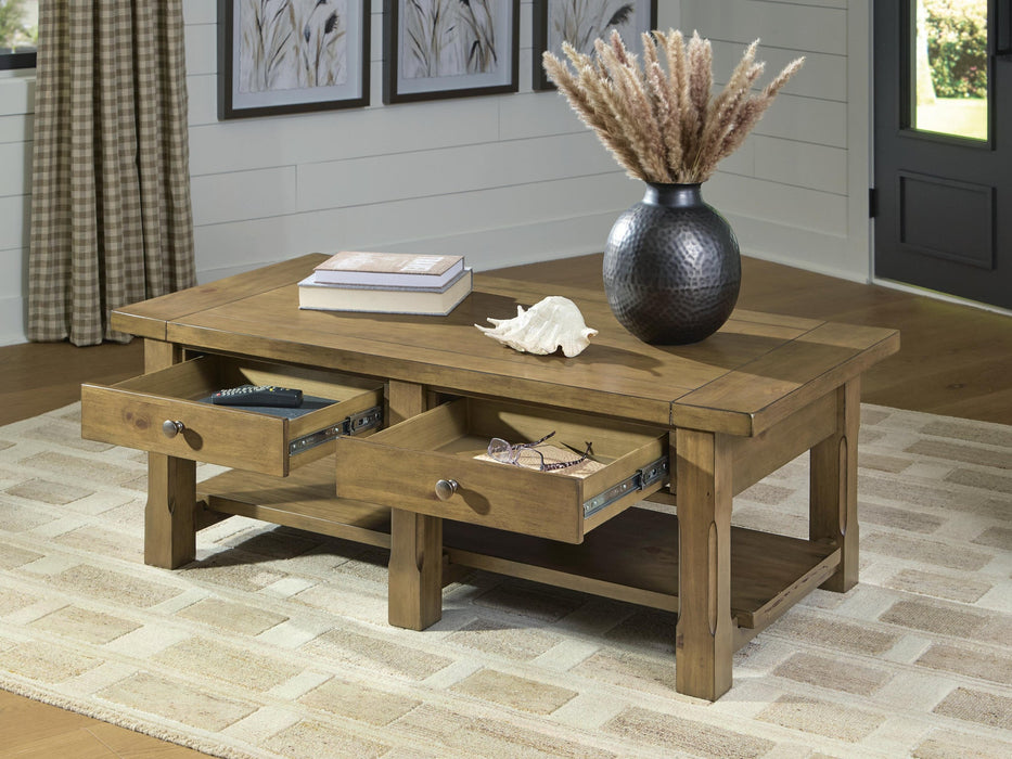Vandenmore Rectangular Cocktail Table
